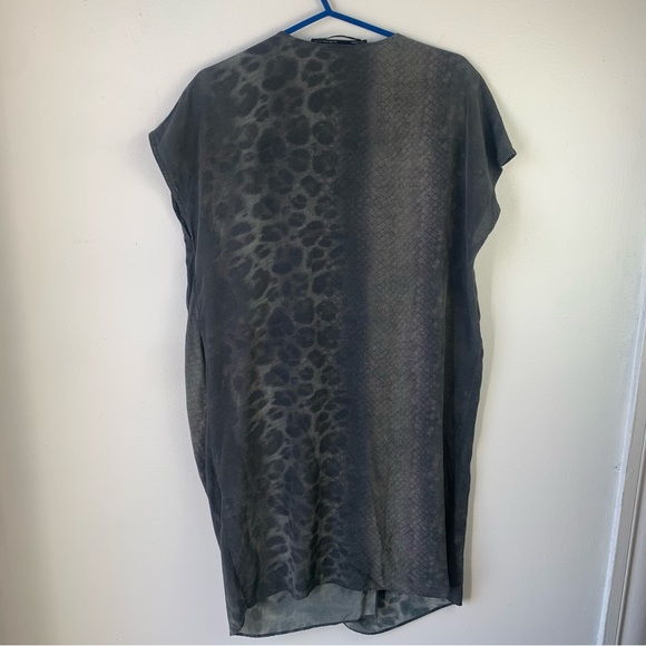 All Saint silk wrap Dee Dee Mini Dress 6 - Picture 3 of 6